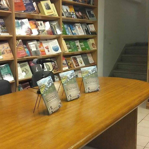 Presentación de un libro en la editorial