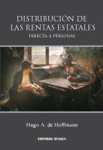 Tapa de Distribución de las rentas estatales directa a personas.
