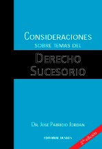 Tapa de Consideraciones sobre temas del derecho sucesorio