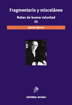 Tapa de Fragmentario y miscelaneo. Notas de buena voluntad III