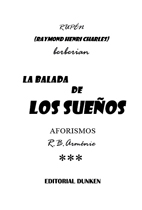Tapa de La balada de los sueños. Aforismos