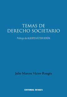Tapa de Temas de Derecho Societario