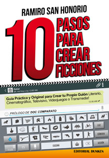 Tapa de 10 pasos para crear ficciones