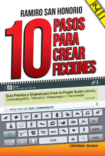 Tapa de 10 pasos para crear ficciones