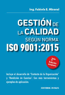 Tapa de Gestión de la Calidad según Norma ISO 9001:2015