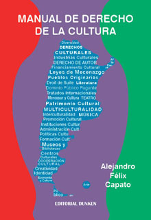 Tapa de Manual de Derecho de la Cultura