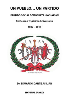 Tapa de Un Pueblo... Un Partido. Partido Social Demócrata Hnchakian. Centésimo Trigésimo Aniversario. 1887-2017