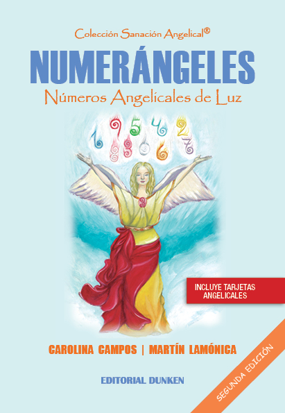 Tapa de Numerángeles. Números Angelicales de Luz