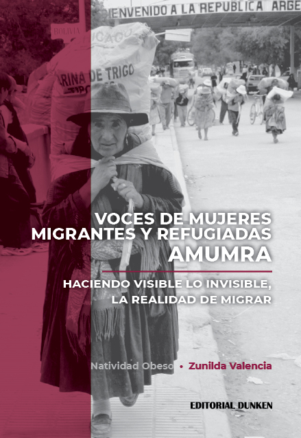 Tapa de Voces de Mujeres Migrantes y Refugiadas. AMUMRA. Haciendo visible lo invisible, la realidad de migrar