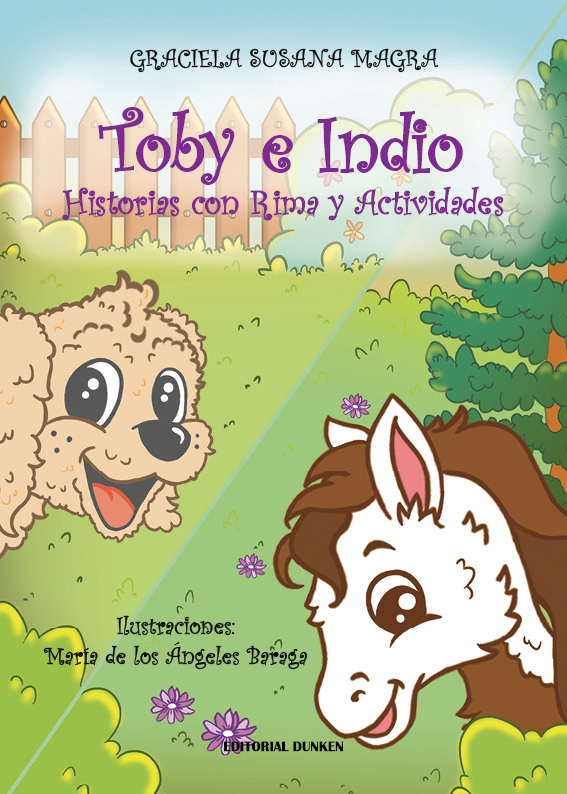Tapa de Toby un cachorro travieso e Indio, el maestro
